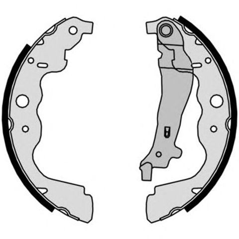 S68546 BREMBO Задние барабанные колодки купить в Киев