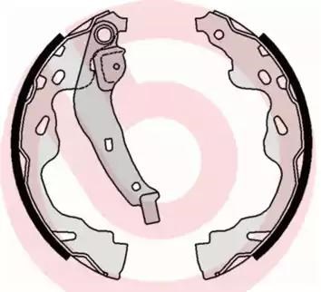 Тормоза рабочие задние ножные и тормозные барабаны S83509 BREMBO