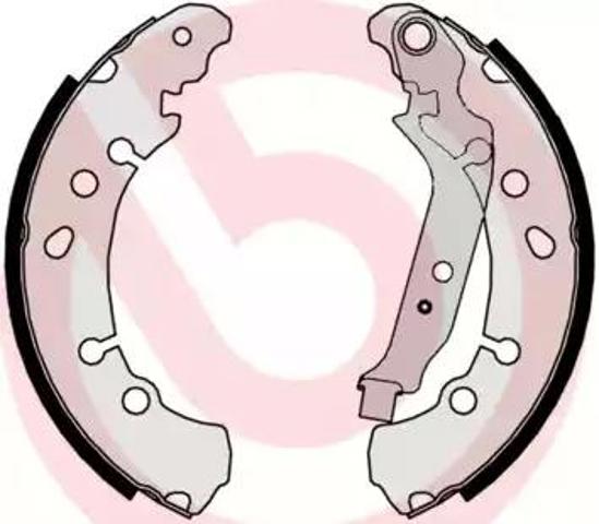 Задние барабанные колодки S83513 BREMBO