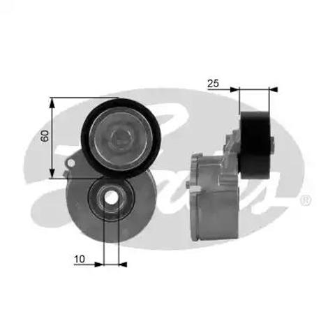 Натяжная планка поликлинового ремня T38236 GATES