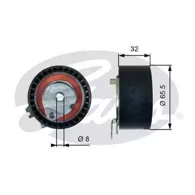 Ролик ГРМ T43236 GATES