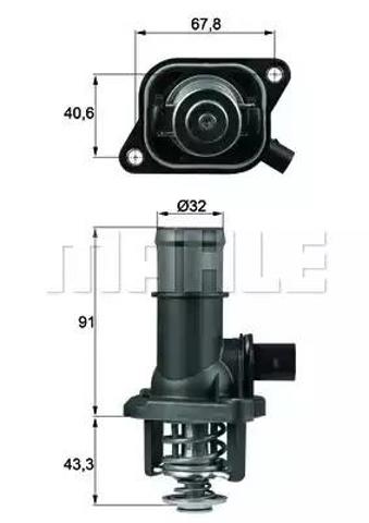 MAHLE TI16105 Термостат в наличии Полтава
