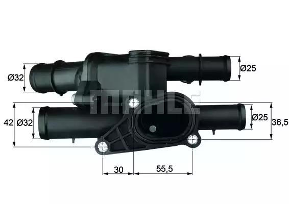 MAHLE TM1105 Корпус термостата в наличии Хмельницкий