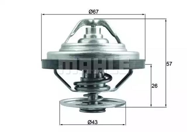 Термостат впускного коллектора TX15879 MAHLE