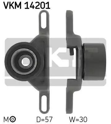 Ролик натяжителя VKM14201 SKF