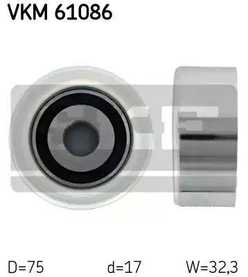 Ролик натяжителя ремня агрегатов VKM61086 SKF
