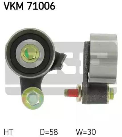 Ролик натяжителя VKM71006 SKF