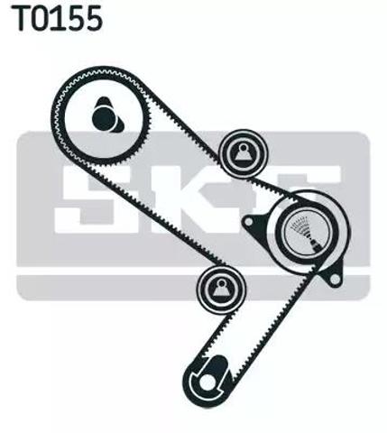 Ремень ГРМ, комплект VKMA02386 SKF