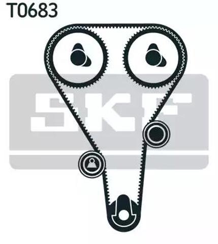 ГРМ ремни, комплект VKMA94624 SKF
