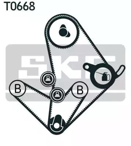 VKMA95010 SKF Ремень ГРМ, комплект купить в Черкассы
