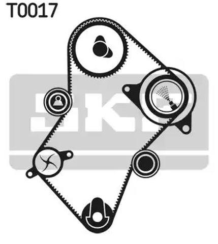 ГРМ ремни, комплект VKMC03244 SKF