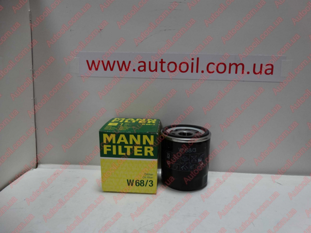 Фильтр масляный грубой очистки (полнопоточный) W683 MANN