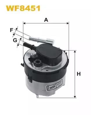 WIX WF8451 Фильтр топливный в наличии Черкассы