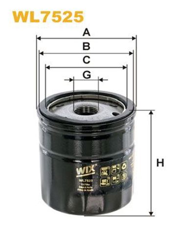 WIX WL7525 Фильтр масляный в наличии Киев