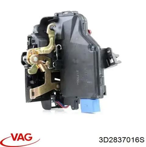 Замок передней пассажирской двери 3D2837016S VAG