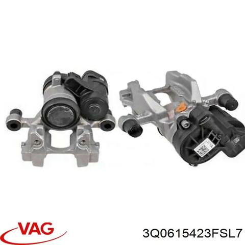 Задний левый суппорт 3Q0615423FSL7 VAG