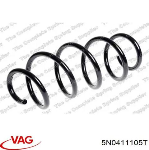 Пружина передней подвески 5N0411105T VAG