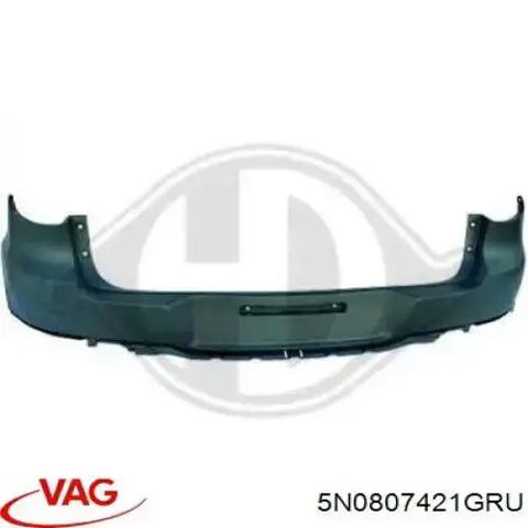 Бампер задний, верхняя часть 5N0807421GRU VAG