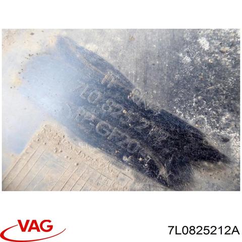 Защита днища, правая 7L0825212A VAG