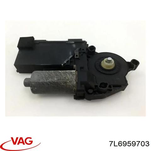 Привод электростеклоподъемника задний 7L6959703 VAG