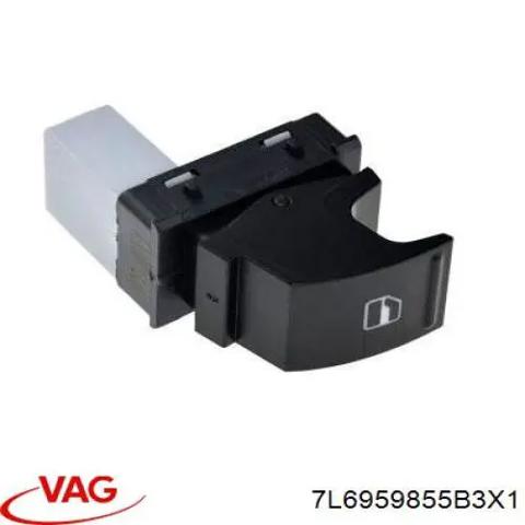 Кнопка стеклоподъемника передняя правая 7L6959855B3X1 VAG