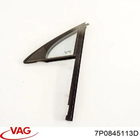 Стекло-форточка двери, передней, левой 7P0845113D VAG