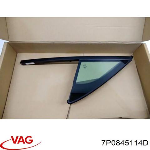 Стекло-форточка двери, передней, правой 7P0845114D VAG