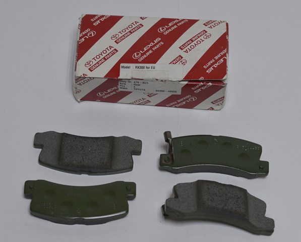 TOYOTA 0446648050 Колодки тормозные задние дисковые в наличии Ровно