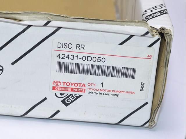 TOYOTA 424310D050 Тормозные диски в наличии Ужгород