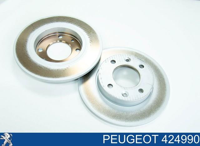 424990 PEUGEOT Тормозные диски купить в Ирпень