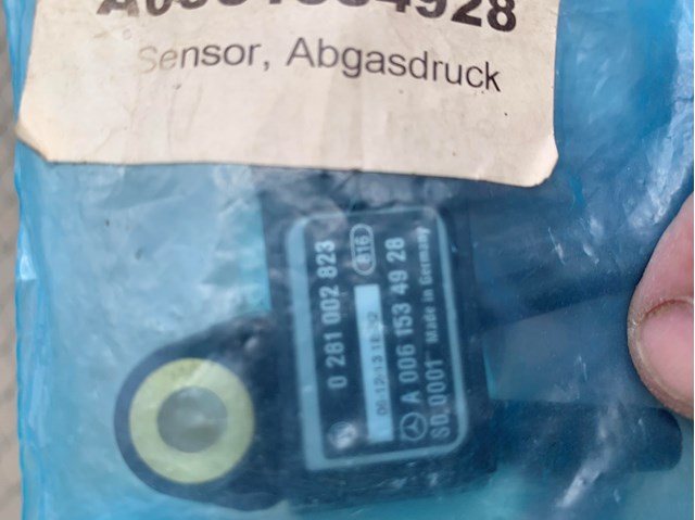 Датчик давления выхлопных газов A0061534928 MERCEDES