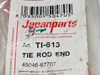 Наконечник рулевой тяги TI613R JAPANPARTS