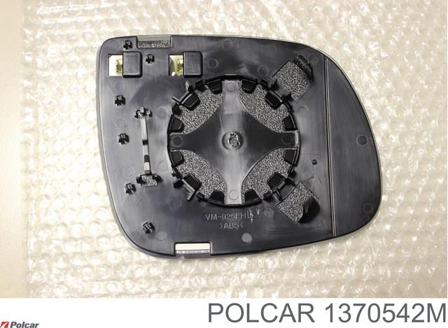 Зеркальный элемент левого зеркала заднего вида 1370542M POLCAR