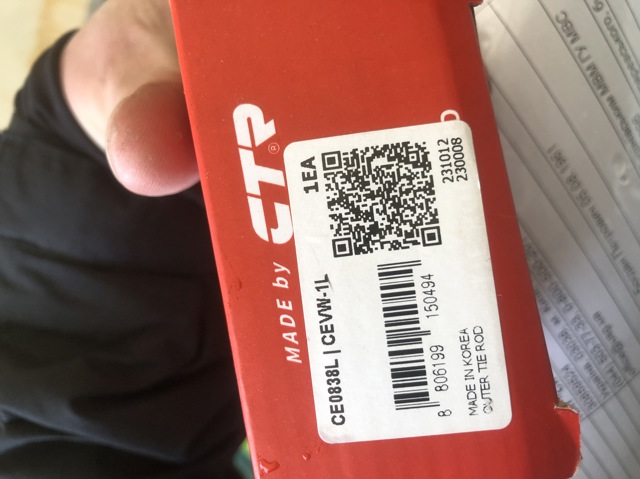 CTR CE0838L Рулевой наконечник в наличии Полтава