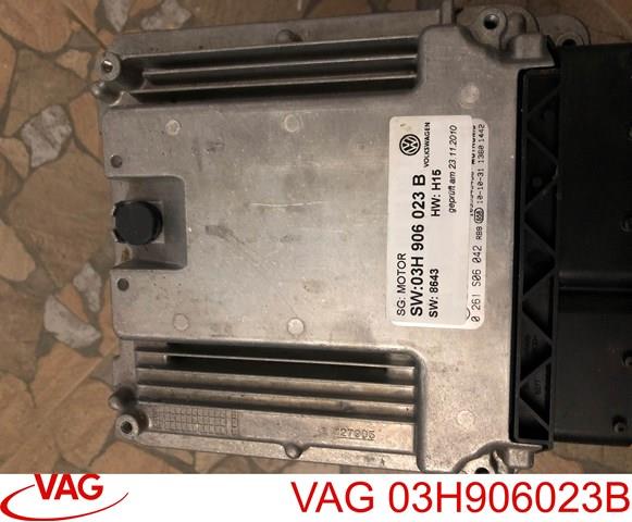 ЭБУ двигателем 03H906023B VAG