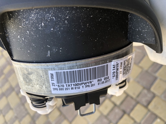7P6880201M81U Подушка безопасности (AIRBAG) водительская купить Одесса