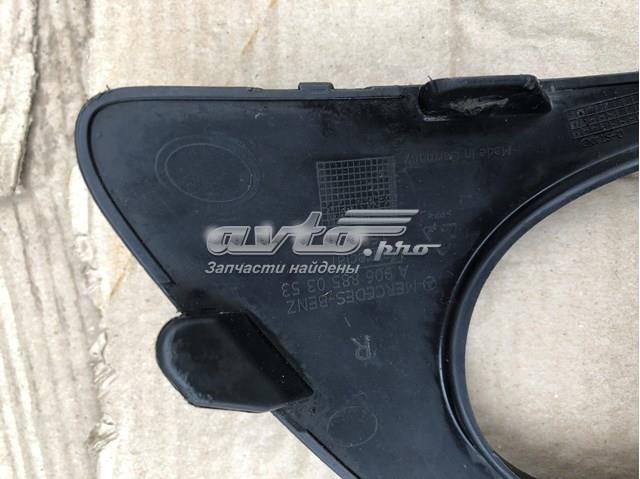 MERCEDES A90688503539B51 Заглушка (решетка) противотуманных фар бампера переднего правая в наличии Винница