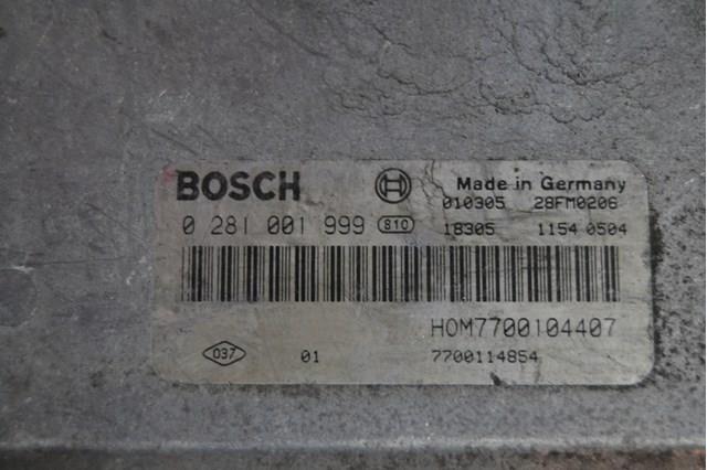 0281001999 BOSCH Блок управления двигателем купить в Украина