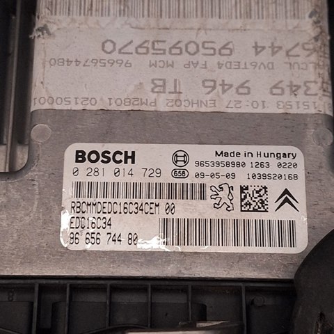 Модуль управления двигателем 0281014729 BOSCH