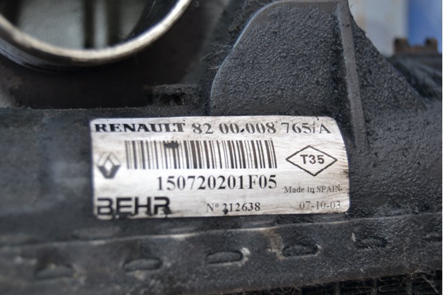 RENAULT 8200008765 Радиатор охлаждения двигателя в наличии Одесса