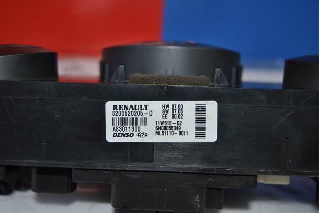 8200520205 RENAULT Блок управления режимами отопления/кондиционирования купить в Ровно