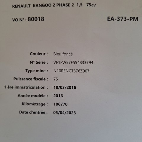 Двигатель в сборе Рено Кенго 2