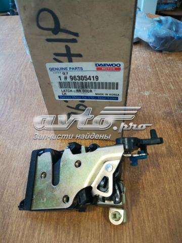 Замок задней левой двери 96305419 GM