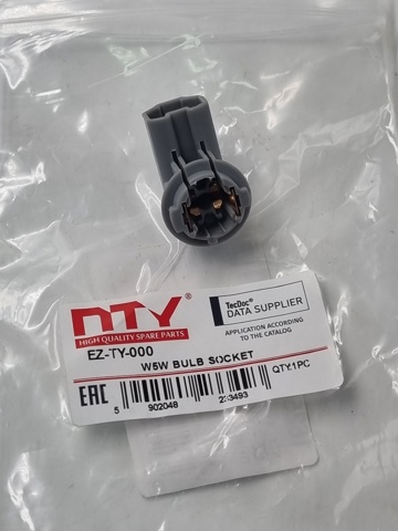 NTY EZTY000 Цоколь (патрон) лампочки подсветки номера в наличии Винница