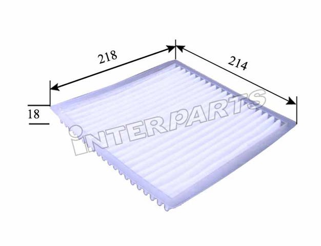 IPCA106 INTERPARTS Фильтр салона купить в Ужгород
