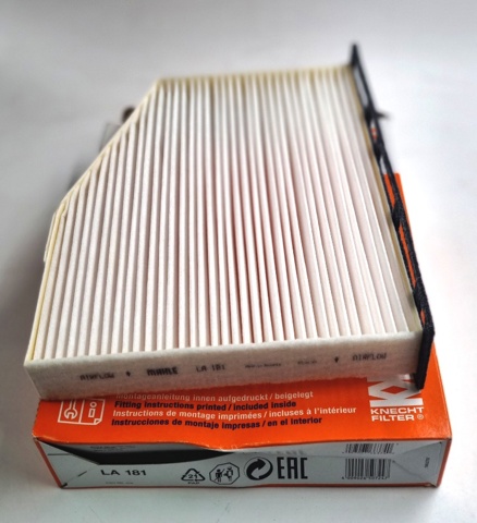 Фильтр салона угольный LA181 MAHLE