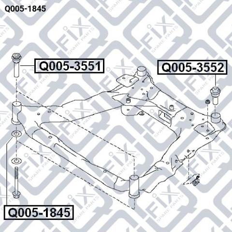 Подушка подрамника Q0051845 Q-FIX