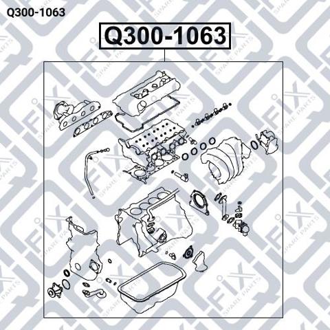 Q3001063 Q-FIX Комплект прокладок купить в Сумы