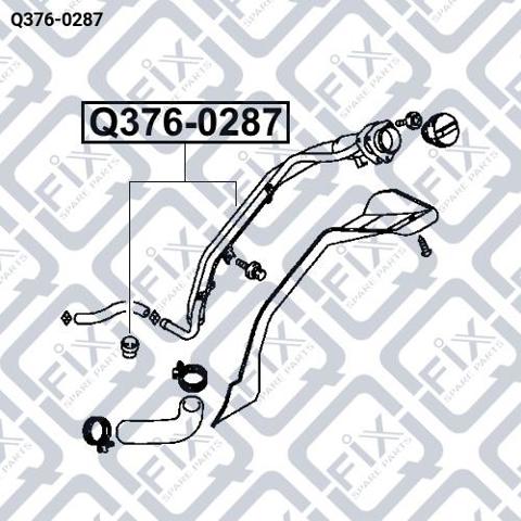 Заливная горловина топливного бака Q3760287 Q-FIX