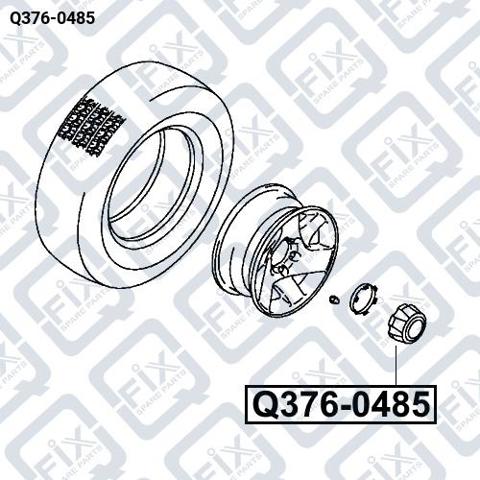 Q3760485 Q-FIX Колпак колесного диска купить в Запорожье